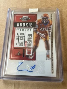 2020 CONTENDERS OPTIC AUTO AUTOGRAPH CURTIS WEAVER ROOKIE CARD - Picture 1 of 2