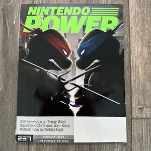 2009 Nintendo Power 237 TMNT Preview cover w/ Pokemon stickers, Grand Theft Auto - Picture 1 of 10