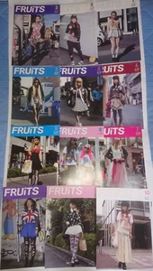 FRUiTS  magazine Harajuku Japan January-December 2011 Complete set of 12 volumes - Picture 1 of 6