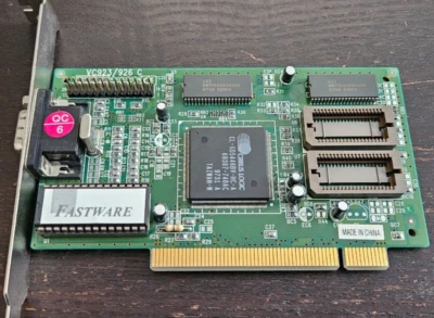 Cirrus Logic VC923 / 926 C PCI VGA Video Adapter - CL-GD5446BV Chipset - Image 1 of 3