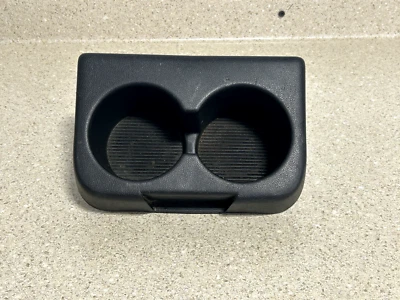 08-12 FORD ESCAPE REAR CENTER CONSOLE CUP HOLDER BLACK OEM - Image 1 of 4