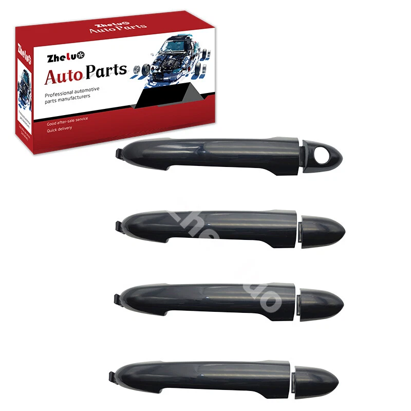 1 Lote Mango Exterior Negro Sin Pintado Mango Exterior Ajuste Kia Rio 12-17 Tipo 1 Foto 1 de 4