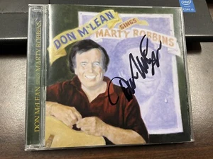 DON MCLEAN - Sings Marty Robbins - CD Signed by McLean! (American Pie) New - Picture 1 of 4