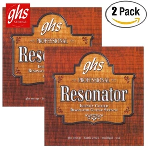 2-PACK GHS SH1600 Professional Infinity Coated Resonator Guitar Strings 17-56 - Picture 1 of 1