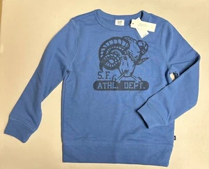 Gap Kids Sweatshirt Blue SF Athl Dept Boys or Girls - Picture 1 of 3