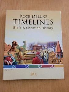 Rose Deluxe Timelines: Bible and Christian History (Hardback Book) Ships Free - Picture 1 of 10