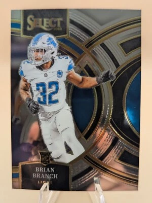 2023 Select Football Brian Branch Premier Rookie card #135 Detroit Lions RC - Image 1 of 2