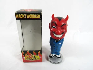 Funko Wacky Wobbler El Diablo Devil Figure 1999 Bobblehead tuta blu con scatola - Foto 1 di 13