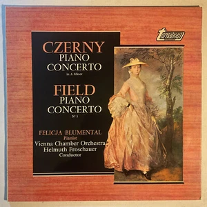 BLUMENTAL & FROSCHAUER Czerny/Field Piano Concertos N/Mint 1971 UK Turnabout LP - Picture 1 of 2