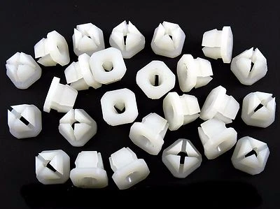 AMC Nylon Nuts- Fit 5/16" Square Hole- #8 or #10 Screw- 25 nuts- #088 - Image 1 of 4