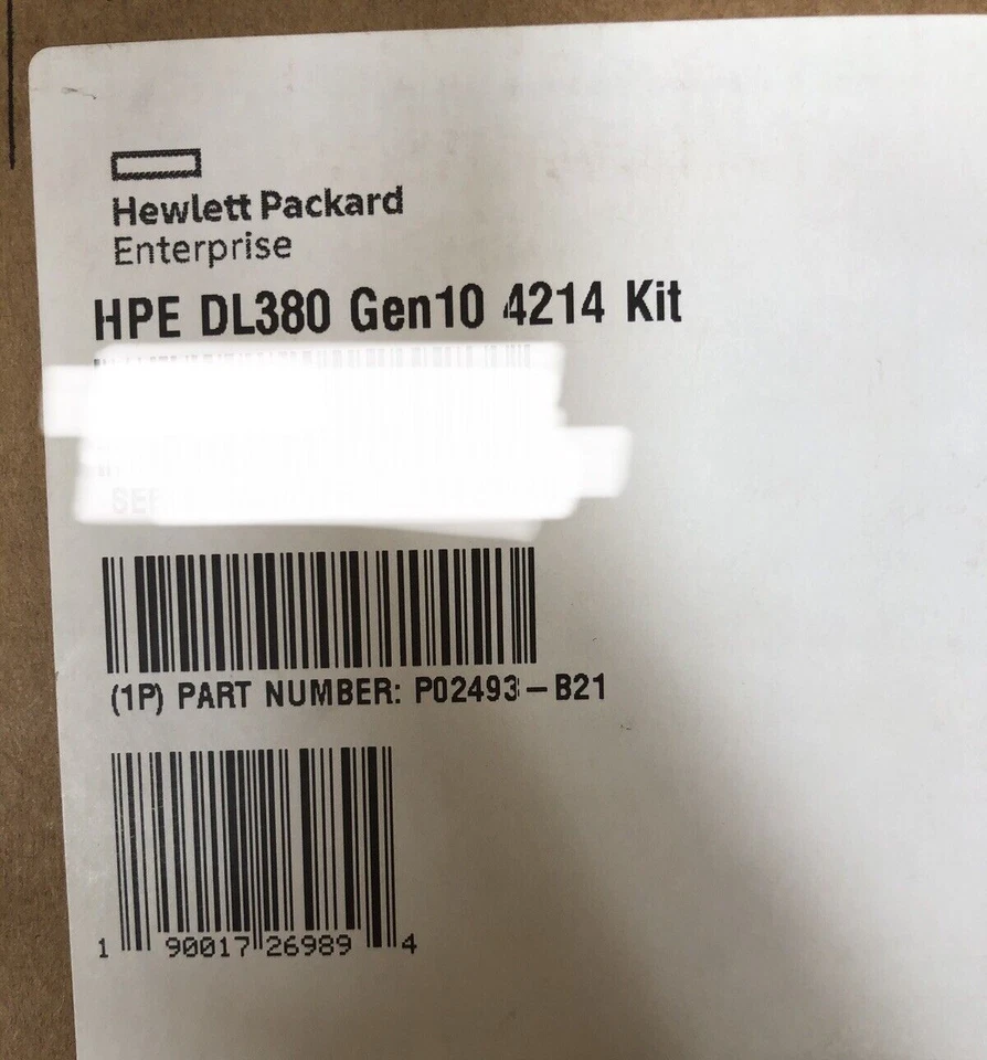 HPE DL380 GEN10 4214 KIT P02493-B21 - Immagine 1 di 1