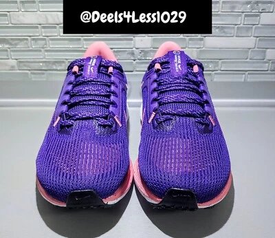 Nike Air Zoom Pegasus 40 para correr para mujer púrpura coral blanco FQ8769-547 Foto 1 de 4