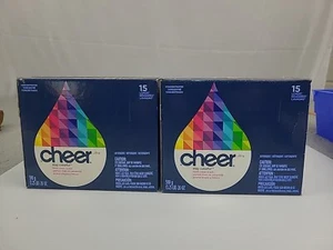 2x Cheer Ultra Stay Colorido Fresco Limpio Aroma Polvo Detergente para Lavandería 15 Cargas - Imagen 1 de 10
