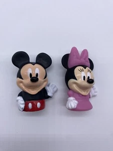 Disney Mickey And Minnie Mouse 2” Rubber Finger Puppets - Picture 1 of 5