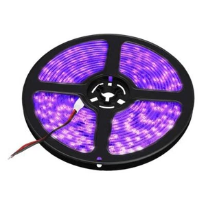 Led Uv Black Light Strip 16.4ft/300 Smd 5050 Led/72w Flexible Waterproof Ip65 Le - Picture 1 of 7