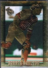 Darren Daulton 1995 Topps Embossed Golden idol  #61 Philadelphia Phillies 