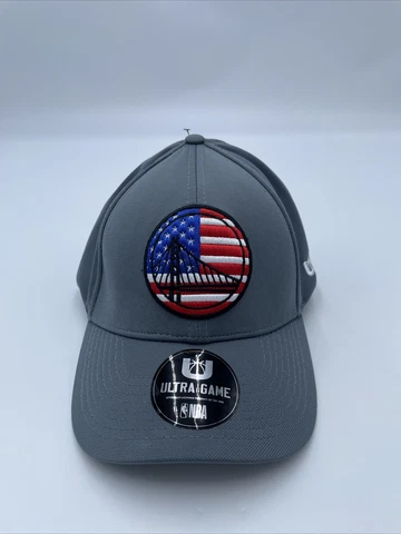 Ultra Game NBA Golden State Warriors American Flag Patriotic Men’s OSFM Hat Cap Cover