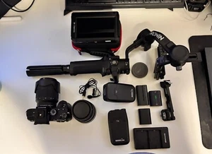 Sony Alpha A7 III 24.2MP With Lenses, Scree, Mic And Ronin Sc, Gopro And Mics - Picture 1 of 14