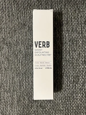 Néctar exfoliante del cuero cabelludo Verb Ghost 2 fl. Oz. Nuevo en caja Foto 1 de 4