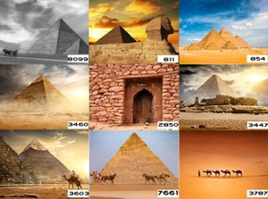 Fototapete-PYRAMIDE-VLIES-Tapete-Gizeh Ägyptisch Dreieckig Gebaut XXL - Bild 1 von 13