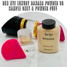 Ben Nye Luxury Banana Loose Translucent Setting Powder 3g Sample - Free Shopping