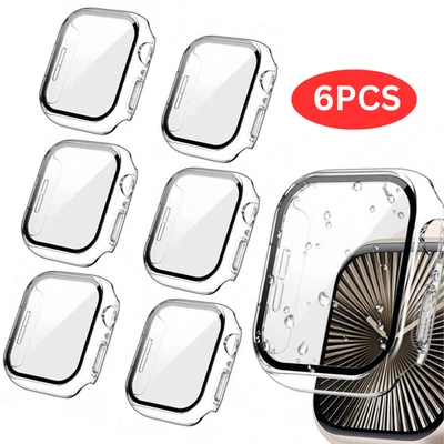 6pack Case with Built-in Screen Protector for Apple Watch Series 8/7/6/5/4/3/2/1 - Image 1 of 4