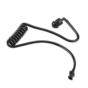 Pack Of 5 Clear Coiled Acoustic Tube Replacement For Two Way Radio Earpiece HLF - Zdjęcie 1 z 7