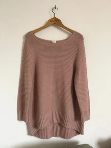 Poetry Pullover Gr. 18 hellrosa 100% Baumwolle Strick weich U-Boot Ausschnitt sehr guter Zustand Langarm - Bild 1 von 7