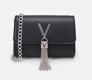 Mario Valentino DIVIANA Crossbody Bag | Chain Strap | Tassel Charm + Dust Bag - Picture 1 of 23