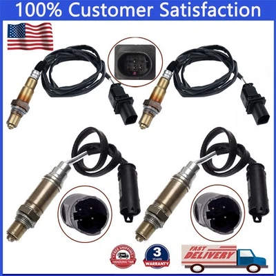 4PCS Upstream+Downstream Oxygen Sensor for BMW 325Ci 2.5L & 330Ci 3.0L 2003-2006 - Image 1 of 4