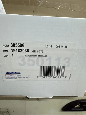 Cilindro maestro embrague ACDelco 385506 / GM 19183036 1997-2004 Dodge Dakota Nuevo de Lote Antiguo Foto 1 de 4