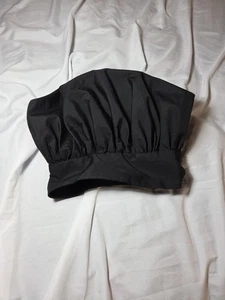 Happy Chef Uniforms Kitchen Classic Chef Hat Black Adjustable Cook Cool - Picture 1 of 5