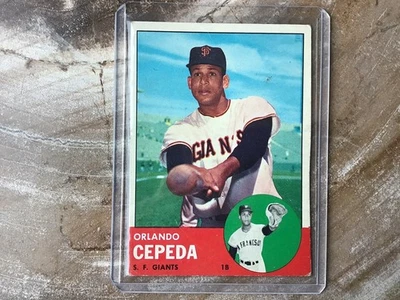 1963 Topps - Semi-High # Orlando Cepeda #520 - Image 1 of 2