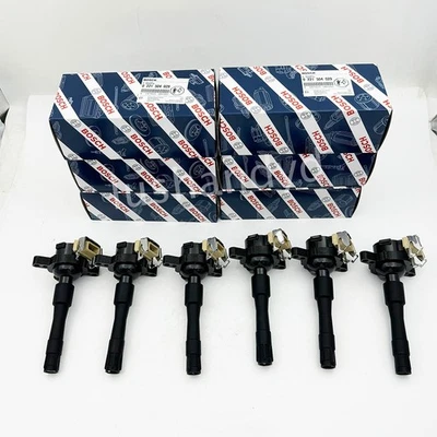 6x Ignition Coil 0221504029 Fits For BMW 323CI 323I 323IS 323IS 325I 325XI New - Изображение 1 из 4