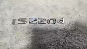 Lexus IS 220d trunk boot emblems badges genuine - Picture 1 of 3