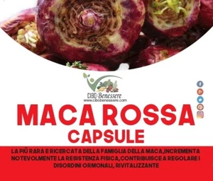 MACA ROSSA BIOLOGICA ORIGINE PERU' 200 capsule vegetali - Foto 1 di 5
