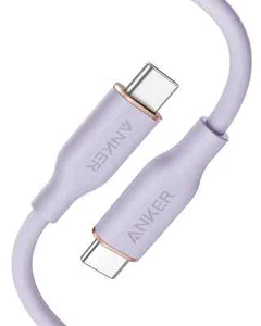 Anker Powerline III Flow 100W USB-C to USB-C Fast Charging Cable Silicone 6FT - Picture 1 of 6
