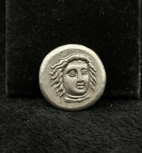 Ancient Greek Silver Plated Phoenicia Tetradrachm Coin From Sicily 320 BC
