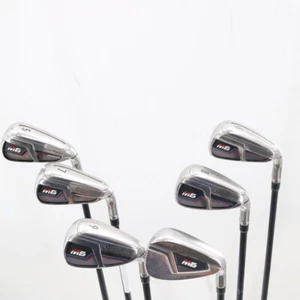 TaylorMade M6 Iron Set 4-9,A (NO P Wedge) Graphite ATMOS Regular Righty G-148465 - Picture 1 of 11