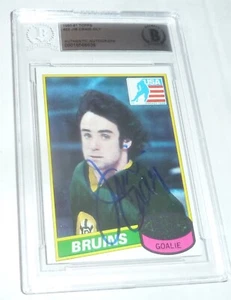 1980-81 Topps AUTO Signed JIM CRAIG BGS BAS Beckett Autograph Miracle Ice 1980 - Picture 1 of 2