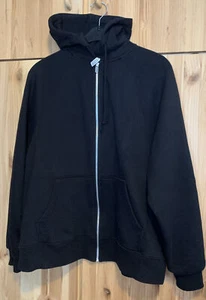 schwarze Kapuzenjacke Divided H&M Basic EUR Größe S Damen Herren sehr gut - Bild 1 von 5
