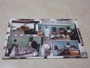 UNUSED POSTCARD - AMISH COUNTRY FARM HOUSE - LANCASTER, PA - Picture 1 of 2