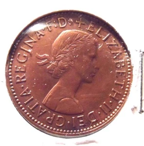ZIRKULIERT 1963 1/2 PENNY UK MÜNZE !!! (#41615) - Bild 1 von 3