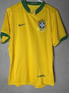 Vintage Brazil 2004 2006 Nike Soccer Jersey Futbol World Cup Adult Size Small - Picture 1 of 7