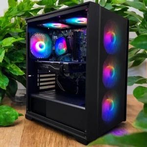Custom Build ARGB i7 UP 32GB RAM 1TB SSD RTX 4060 Win10 GAMING READY WIFI 6 BT - Picture 1 of 6