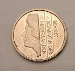 25 Cent Münze, Niederlande 1996, Umlaufmünze - Bild 1 von 2