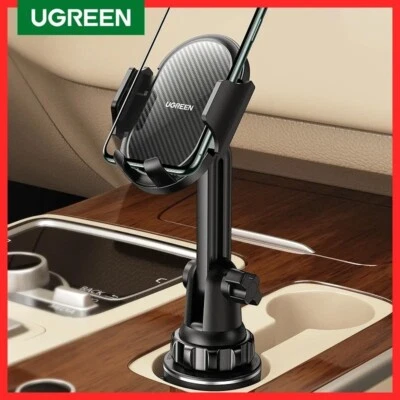UGREEN Car Cup Phone Holder Mobile Phone Stand For iPhone 15 14 13 Xiaomi Huawei - Image 1 of 4
