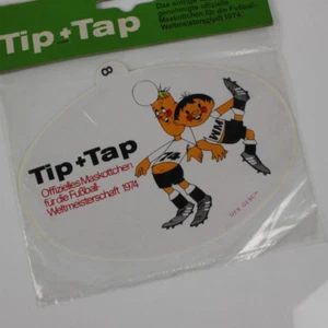 Sticker Tip+Tap Fußball FIFA WM 1974 DFB Lizensiertes Original Produkt oval #8 - Bild 1 von 6