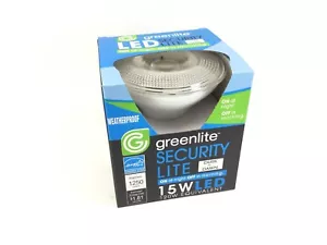 Greenlite Led Bulb Dusk to Dawn indoor/outdoor Auto ON Off Smart Security FLOOD - Picture 1 of 6