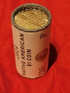 2024 P Native American Dollar Coin Mint Roll UNC *On Hand - Picture 1 of 1